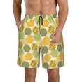 thumbnail image 1 of Balery Bee honey Traje de Baño Estilo Hawaiano para Hombre, Shorts de Secado Rápido con Bolsillos-Medium, 1 of 6