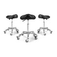 thumbnail image 4 of McDooFly Tabouret Selle Ergonomique avec Roues Chaise Roulante Chaise Selle Professionnelle Robuste Tabouret Hydraulique Pivotant Réglable pour Massage Coiffeur Salon Tatouage Bureau (Sans Dossier, Noir), 4 of 4