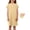 Beige, variant on Ynynloco Toddler Girl Cotton Casual Dress Summer Short Sleeve Loose Basic Tunic Playwear Shirt Dresses