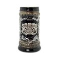 thumbnail image 2 of Deutschland Germany Eagle Metal Medallion Mini German Beer Stein Ceramic Shot Glass, 2 of 5