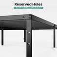 thumbnail image 4 of EDX 12 Inch Metal Platform Bed Frame with Steel Slats, No Box Spring Needed, Noise Free, Easy Assembly, Twin, 4 of 7