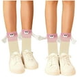 thumbnail image 5 of Mmeneyy Funny Holding Hands Socks 2 Pairs Crazy Magnetic Men Women Couple Socks Silly Sock Birthday Gifts for Teens, Friends, 5 of 7
