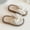 Beige, variant on BXJX Girls Slide Sandals, Soft Sole Non Slip Fashion Open Toe Kids Summer Shoes Black Size 3(Big Kids)
