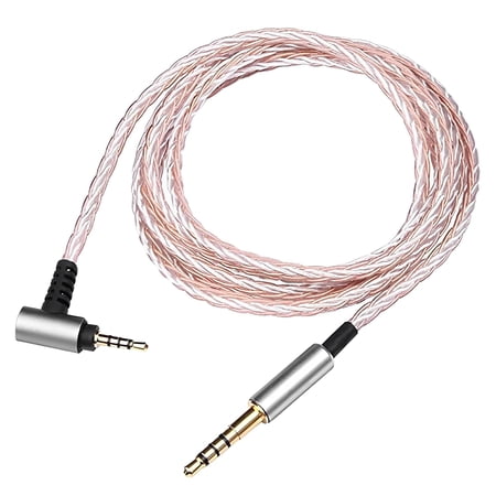 4.4mm 3.5mm 2.5mm OCC Balanced Cable 4.3ft Compatible with Denon AH-MM400 MM200 MM300 Earphones