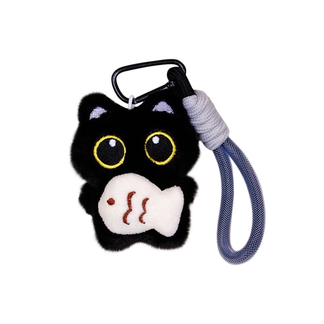 Muñeca de Juguete Colgante de Ojos Grandes Y Blanco Que Cuelga Ornamento Llavero para Llaves Y Bolsos