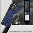 thumbnail image 6 of for iPhone 16 Pro Max Magnetic Case [Support Wireless Charging & Car Mount], Heavy Duty Rugged Shockproof Military Grade Protection Tough Durable Cover for iPhone 16 Pro Max, Blue, 6 of 7