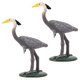 thumbnail image 1 of 2pcs Simulation Grey Crane Model Simulated Desktop Ornament Animal Ornament, 1 of 4