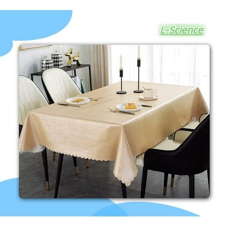 

Vinyl Table Cloth Spring Wipeable Tablecloth
