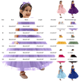 thumbnail image 3 of Ruyang Toddler Baby Tulle Dress Bow Flower Print Pleated Smocked Dresses Elegant Cute Ruffles Sleeve Summer Casual Dresses, 3 of 9
