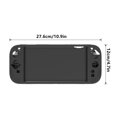 thumbnail image 3 of NATEFEMIN For Switch 2 2025 Protective Bumper Case Black Silicone Shockproof Lightweight With Kickstand Open Design Airflow, 3 of 8