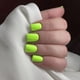 thumbnail image 3 of Uñas postizas acrílicas cuadradas cortas, color verde neón, con pegamento, de gel suave, para mujer, gruesas, color sólido, 24 unidades, 3 of 8