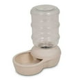 Aspen Pet Lebistro Waterer Bleached Linen 1 Gallon