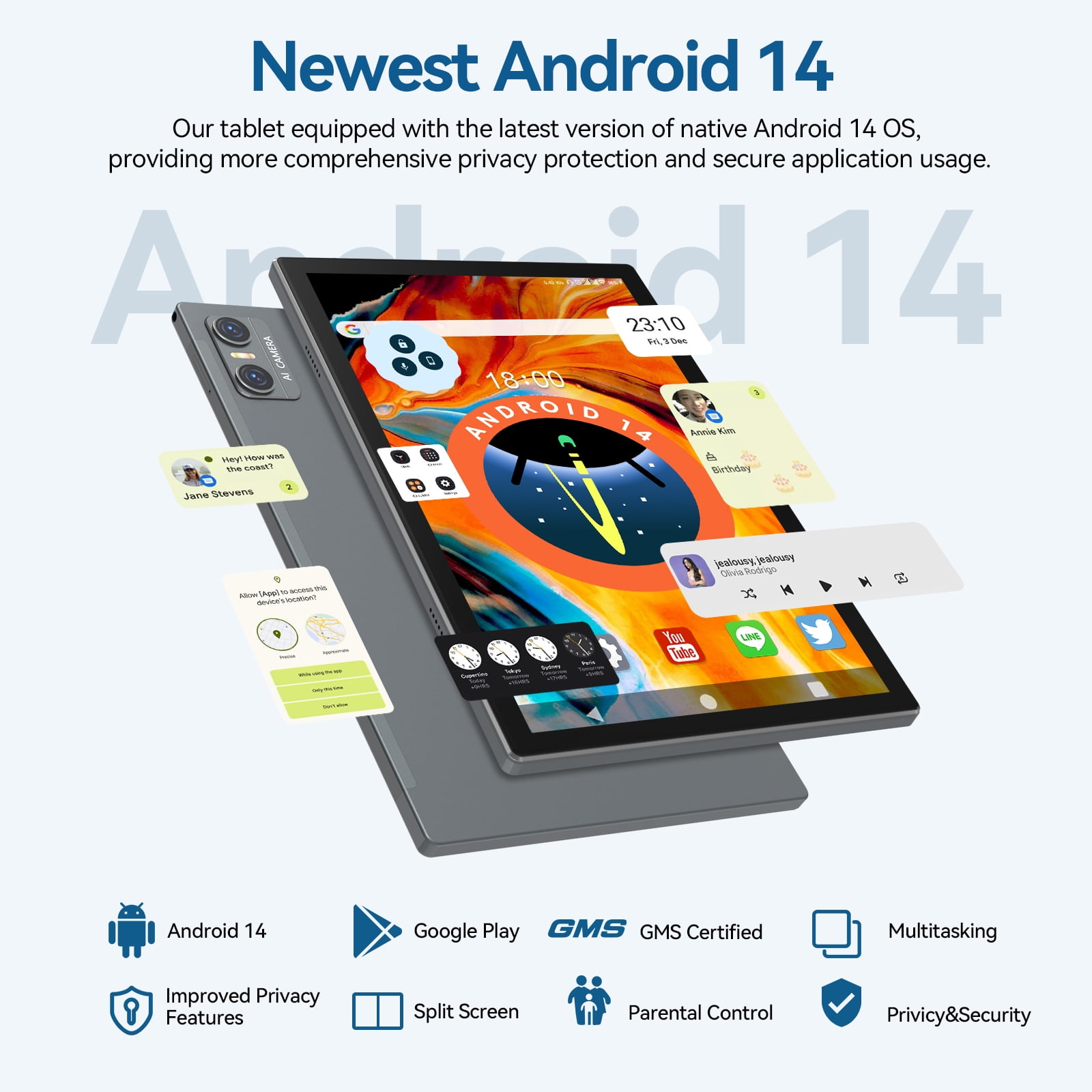 Android 13 Tablet 10 inch Tablet with Keyboard Wireless Mouse Stylus,4G Phone Tablet,Octa Core Processor 1280x800 IPS Tablet/4GB RAM 64GB ROM/13MP+5MP Camera Bluetooth WiFi Tablet,2024 Latest Tablet - Shop Black Friday Deals Android 13 Tablet 10 inch Tablet with Keyboard Wireless Mouse Stylus,4G Phone Tablet,Octa Core Processor 1280x800 IPS Tablet/4GB RAM 64GB ROM/13MP+5MP Camera Bluetooth WiFi Tablet,2024 Latest Tablet - Shop Black Friday Deals