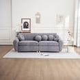 thumbnail image 2 of Upholstered Loveseat Sofa with Cushions, 84"Chenille Love Seat Couches, Modern 2 Seater Couch with Pillows for Living Room, Bedroom, Office, Apartment, 2 of 7