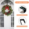 thumbnail image 4 of Advancent Gancho de 2 piezas para la puerta para el espacio de decoración del hogar con estilo perfecto para cualquier gancho de la puerta de la Kits de decoración para fiestas negro, 1 38 CM, 4 of 6