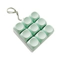 thumbnail image 5 of Zxpjkyu 9 Key Keyboard Fidget Clicker Toy Keychain Accessory Multifunctional Sturdy with Green, 5 of 9