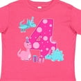 thumbnail image 4 of Inktastic Dinosaur Party-fourth Birthday Girls Toddler T-Shirt, 4 of 5