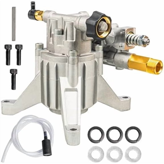 7/8" Shaft Vertical Pressure Washer Pump, 3400PSI 2.5GPM, Replacement Pump for Power Washer Kit, Compatible with Honda, Simpson, RYOBI, Briggs & Stratton, Subaru, Craftsman$$Tools