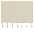 thumbnail image 5 of Lightweight Faux Silk Valance With Beads Champagne 50x26", 5 of 8