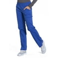 thumbnail image 4 of Cherokee Workwear Professionals Women's Scrubs Pant Mid Rise Straight Leg Pull-On Cargo WW170, 4 of 7