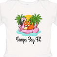 thumbnail image 4 of Inktastic Tampa Bay Florida Flamingo Girls Long Sleeve Baby Bodysuit, 4 of 5