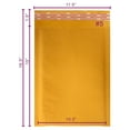 thumbnail image 2 of Bubble Mailers 10.5x16 100 Pack Self Seal Adhesive Shipping Bags, Cushioning Padded Envelopes for Shipping, Mailing, Packaging Useable Space 10.5x15 KF#5-100 KF#5( 10.5 X 15in)-100pcs, 2 of 6