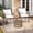Begie, variant on Melocadol Small Space Rattan Bistro Set, 3 Piece Outdoor Table and Chairs with Tempered Glass Top for Balcony, Garden, Patio, Black