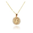 thumbnail image 1 of Cadena Medalla Virgen Bautizo Oro Sólido 14k amarillo 00, 1 of 4