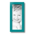 thumbnail image 2 of ArtToFrames 5" x 12" Aqua Picture Frame, 5x12 inch Green Wood Poster Frame (WOM-4428), 2 of 8