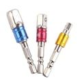 thumbnail image 3 of Impact Drill Socket Adapter 1/4 3/8 1/2 Inch Nut Driver Sockets Hex Shank Extension For Screwdriver Handle Tool, 3 of 5