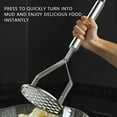thumbnail image 7 of Stainless Steel Potato Masher,Mashed Potato Masher,Labor-Saving Mashing,Heavy Duty Stainless Steel Potato Masher,Food Smasher For Potatoes, Avocados & More,Manual Potato Masher Tool, 7 of 7