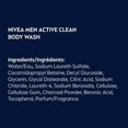 thumbnail image 2 of NIVEA MEN Active Clean Body Wash | 3-in-1 Men Shower Gel (Body, Face & Hair), 500 mL, 2 of 2