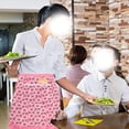 thumbnail image 4 of Delantal de media cintura de estilo corto, ropa de trabajo de cocina casera fresca y transpirable de lona, ropa de trabajo de catering, 4 of 5