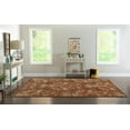 thumbnail image 2 of Linon Juncture Medallions Power Loomed Chenille Polyester 8'x10' Rug in Brown, 2 of 4