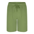 thumbnail image 3 of Mgmyaa Men's Pajama Shorts Elastic Waist Lounge Shorts with Pockets, 3 of 5