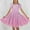 Pink A, variant on SGFCWSX Girls Short Sleeve Skater Dress Kids Print Casual Crewneck Swing Dress for Spring Summer White Size 11-12 Years
