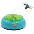 thumbnail image 1 of Automatic Cat Toys With Fluttering Butterfly, Light, Music Moving Interactive Kitten Toy, USB Powered Indoor Exercise, Training Cat Turntable For Pets, 1 of 9