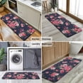 thumbnail image 6 of Pioneer Flower Floral Print Pattern Kitchen Rug Mat,Kitchen Runner Rugs Non Skid Washable,Decorative Kitchen Floor Mats for Kitchen,Sink,Laundry,17"x47.2", 6 of 7