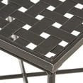 thumbnail image 6 of Noble House Outdoor Contemporary and Weather-Resistant Iron End Table, Black/Silver, 6 of 10