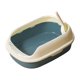thumbnail image 2 of Caja de arena para gatos con lado alto, arenero duradero para gatos, parte superior abierta, orinal semicerrado para gatitos, inodoro para gatos de Salvador Bandeja de arena para gatos, 2 of 10