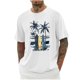 thumbnail image 5 of Camisas de Manga Larga para Hombres Imprimir Casual Cuello Redondo Blusa de Manga Corta, Camisas de Lino para Hombres, 5 of 8