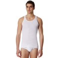 thumbnail image 2 of SCHIESSER Herren Unterhemd 2er Pack - Sport-Jacke, Original Feinripp Blanco 2XL (2X-Large), 2 of 5
