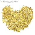 thumbnail image 2 of 200g/0.44lb 7-9mm Decorativas Vidrio Piedras Pulido Vidrio Guijarros Mármoles DIY Decoración para Jarrón Relleno Cuentas Pescado Tanque Acuario Jardín Amarillo, 2 of 7