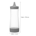 thumbnail image 4 of MIANGASTORE 4Pcs Ketchup Squeeze Bottles Practical BBQ Tools Plastic Sauce Dispensers (Grey), 4 of 7