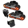 HONGDI Bicycle Tail Lights Brake Lights Alarms Turn Signals Horns Usb