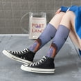 thumbnail image 3 of Lsque Winter Fire Dragon Printed Crew Socks Men's Women's LightWeight Thin Casual Calf Socks ,Knee High Socks,Cotton Socks, 3 of 9