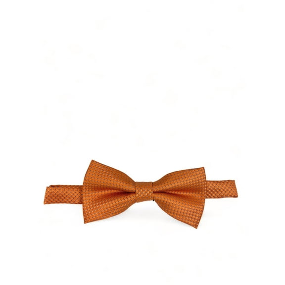 Orange Classic Pindot Bow Tie