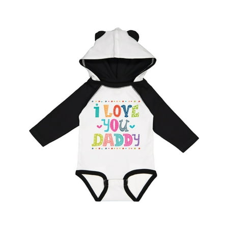 

Inktastic Fathers Day I Love You Daddy Gift Baby Boy or Baby Girl Long Sleeve Bodysuit