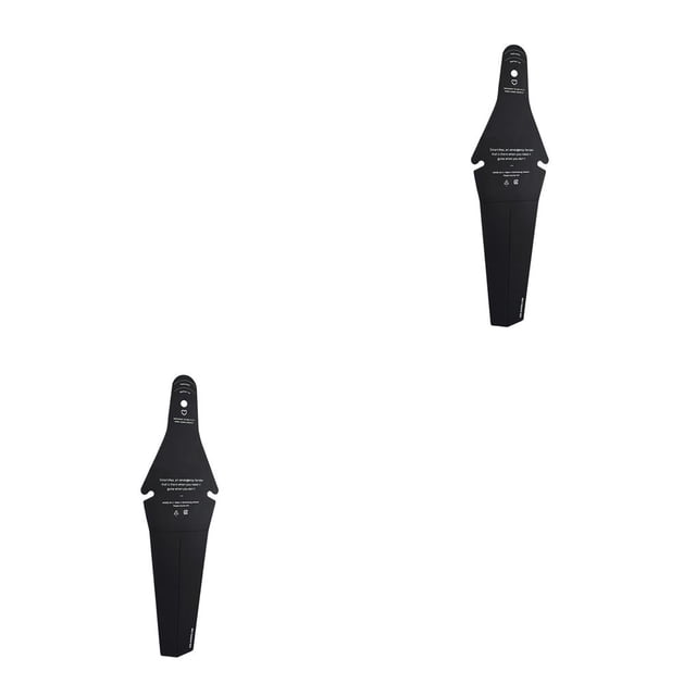 Eigraketly Juego de guardabarros para bicicleta de montaña, guardabarros delantero y trasero para bicicleta Negro 2piezas Eigraketly CBP065810