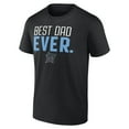 thumbnail image 2 of Men's Black Miami Marlins Best Dad Ever T-Shirt, 2 of 3
